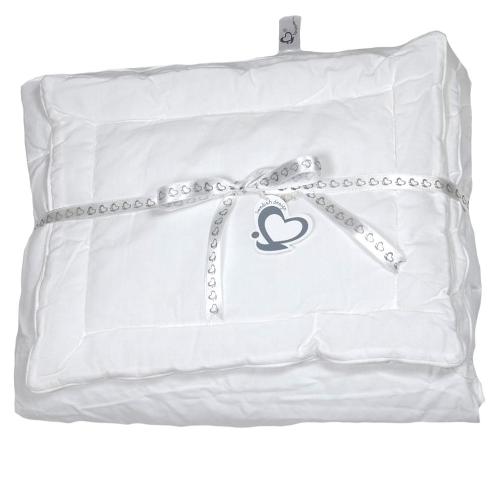 Me - Anti-Allergenic Baby Duvet & Pillow - White