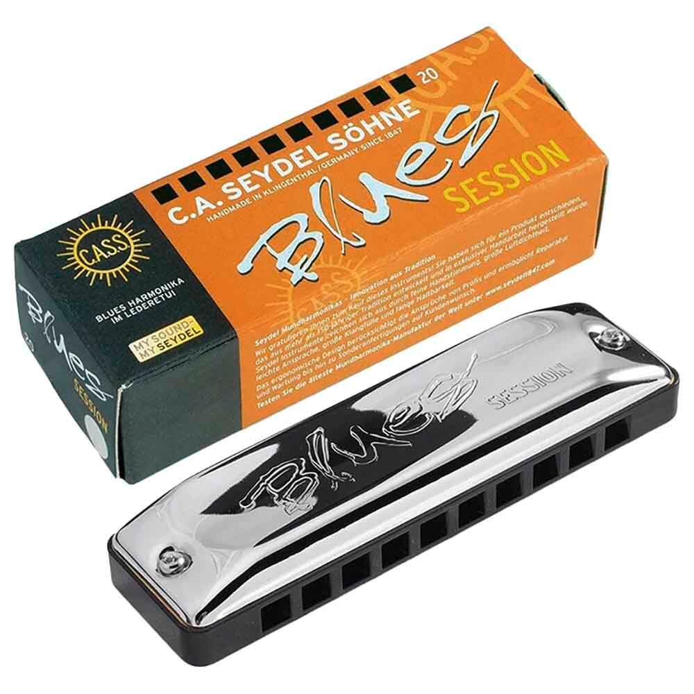 Seydel - Blues Session Standard C Key Harmonica - Silver