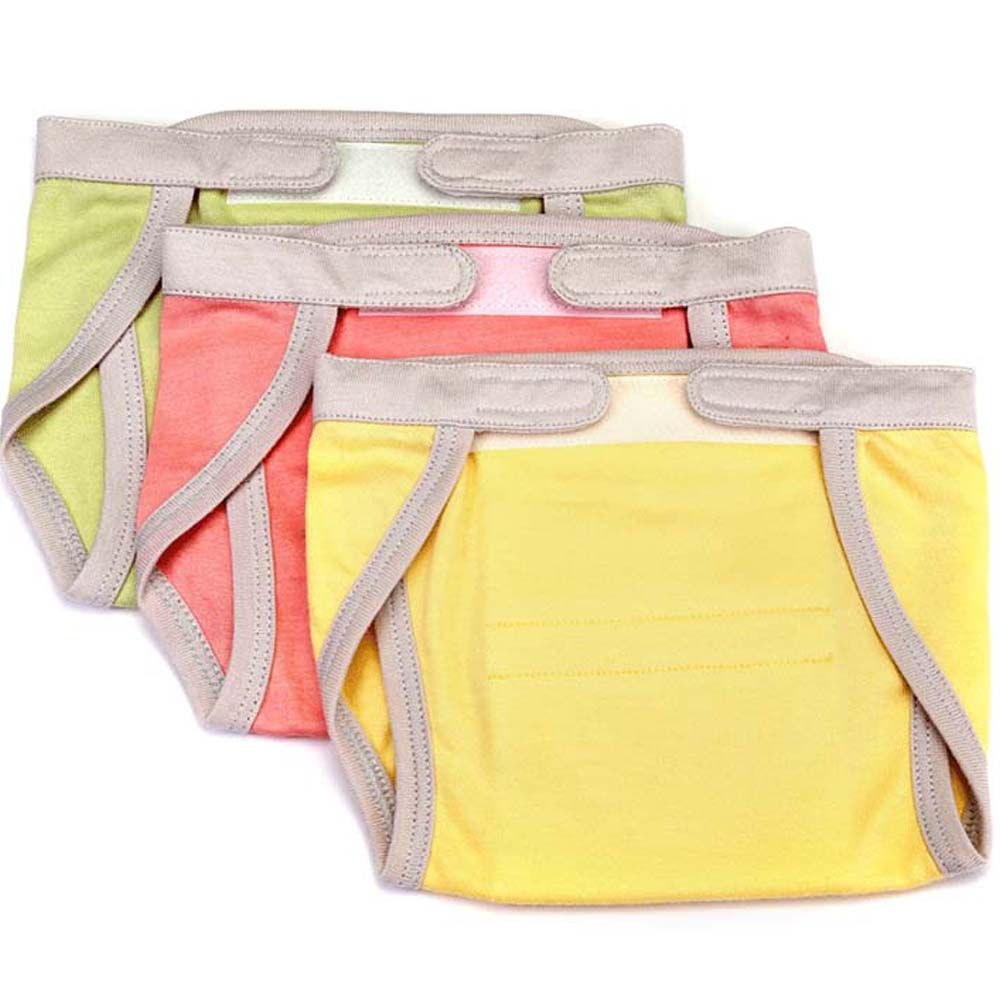 مي دولسي آنيا - حفاضات قماشية للاستعمال المتكرر - أصفر