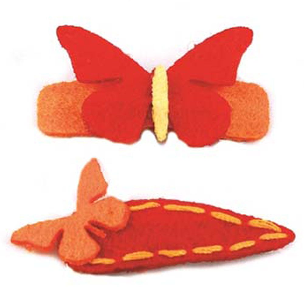 مي دولسي آنيا مشابك شعر 9B فراشة أحمر