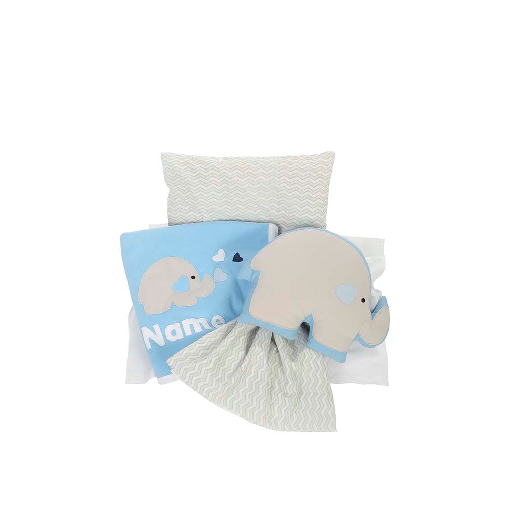 مي دولسي آنيا - طقم فراش قابل للتخصيص - 4 قطع - فيل