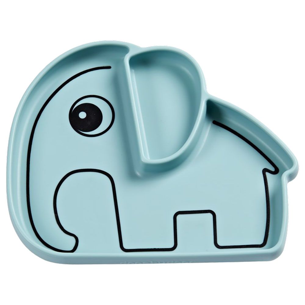 donebydeer - Silicone Stick & Stay Plate - Elphee Blue