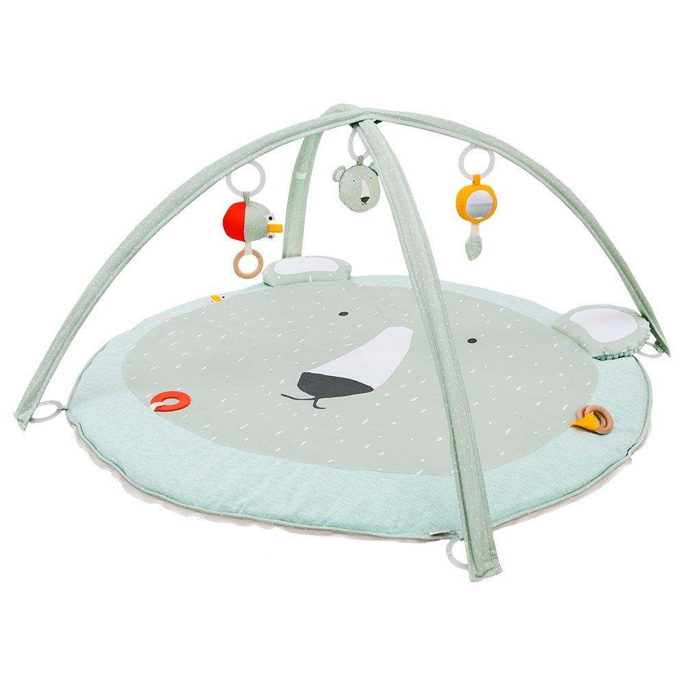 حصيرة اللعب والأنشطة مزينة بدب قطبي لون أخضر من ماركة تريكسي