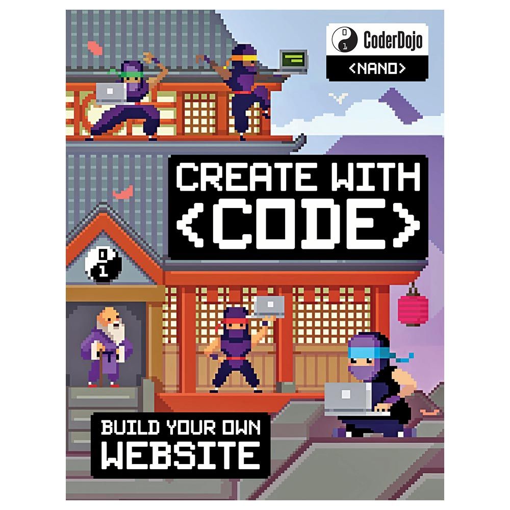 قصة CoderDojo My First Website Create with Code