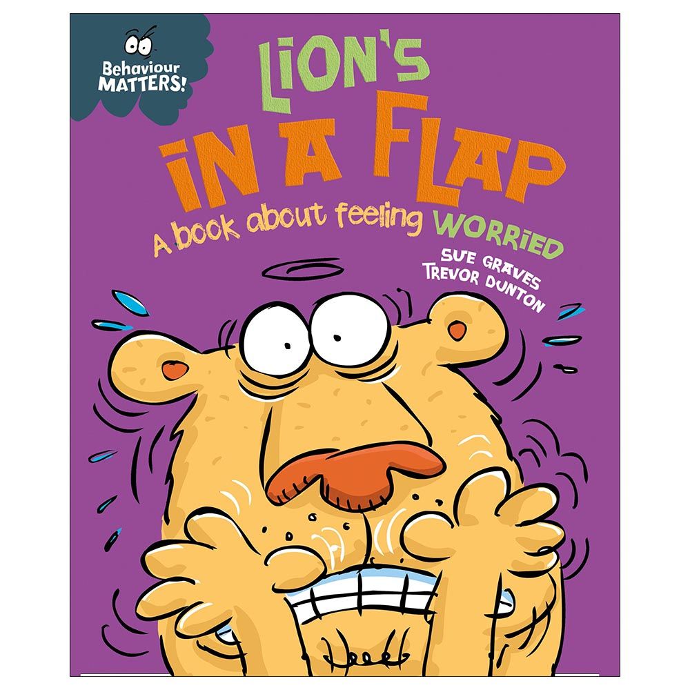 قصة Lion's in a Flap A book about feeling worried