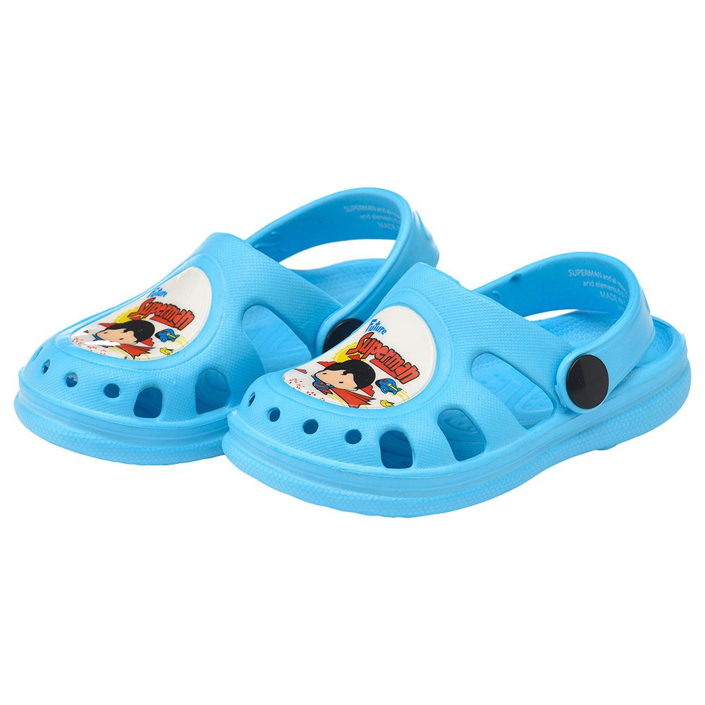 DC - Future Superman Clog Shoes - Blue
