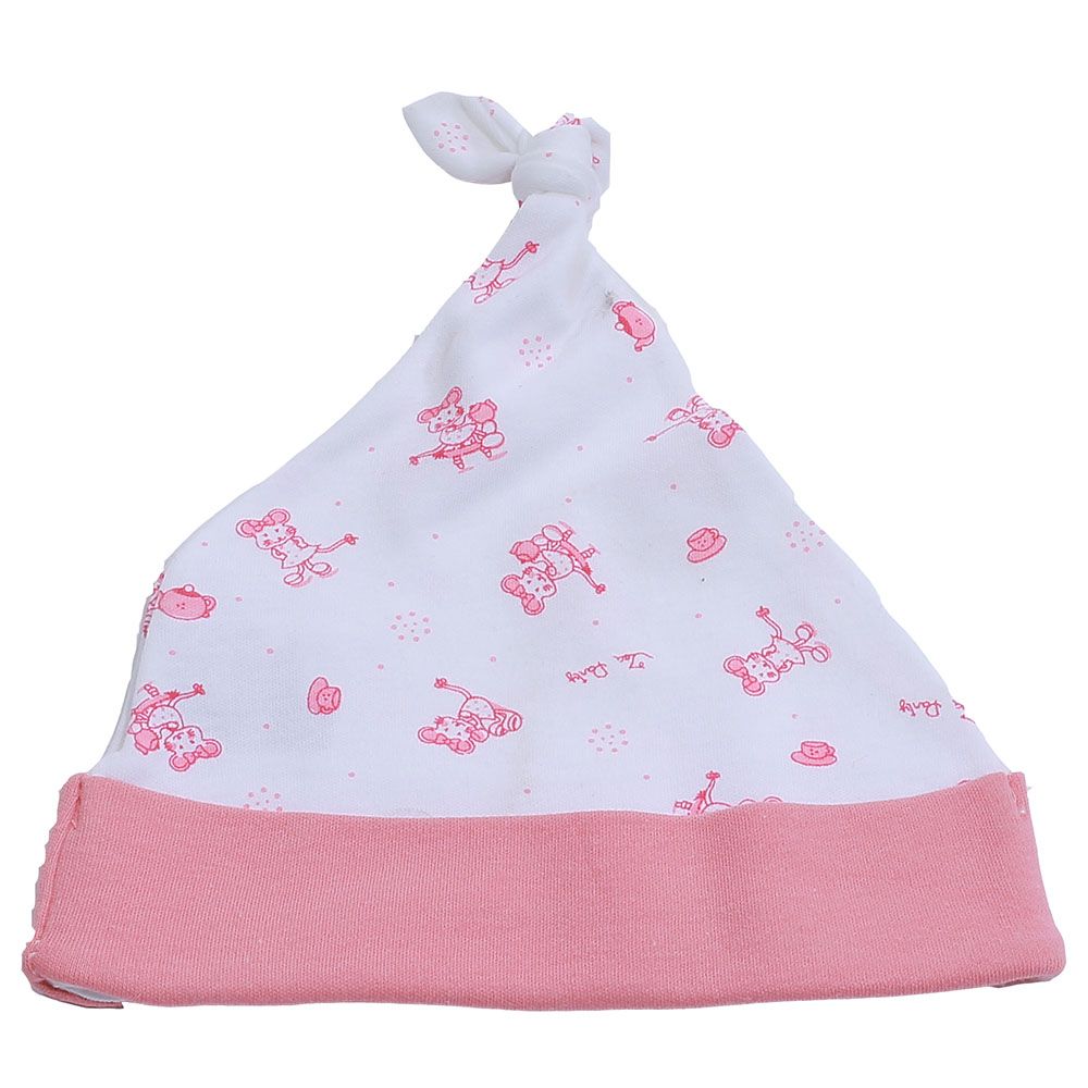 Tiny Hug - Caps Cat Pink