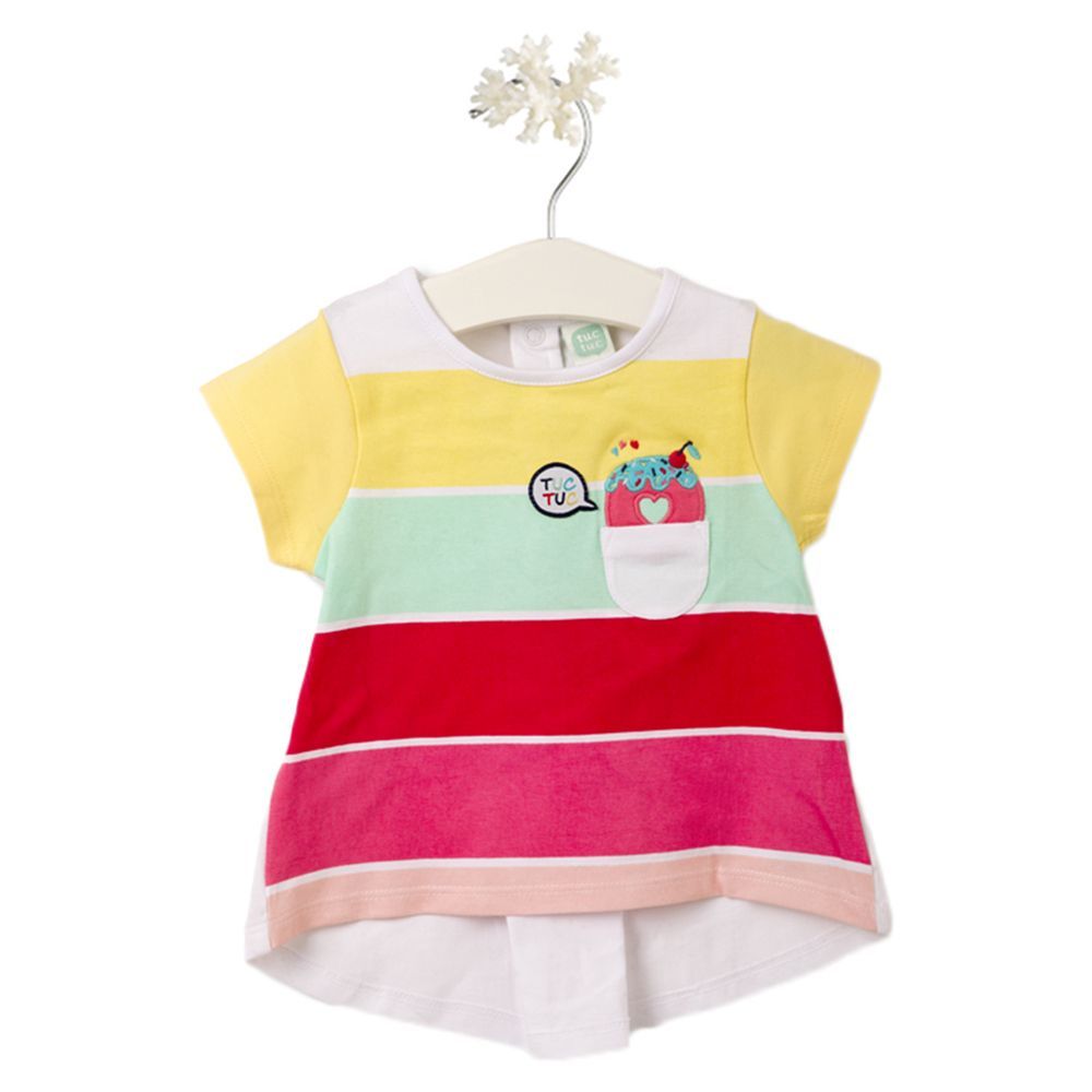 Tuc Tuc - Woven Stripe T-Shirt