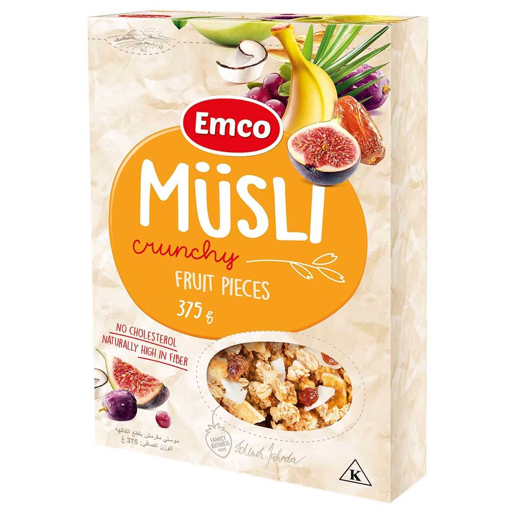 Emco - Crunchy Musli With Fruit Pieces 375g