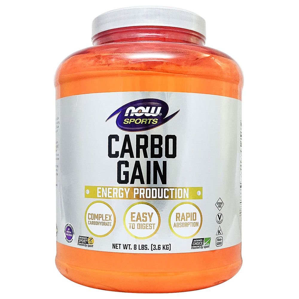 Now Foods - Sports Carbo Gain Powder 8 Lbs