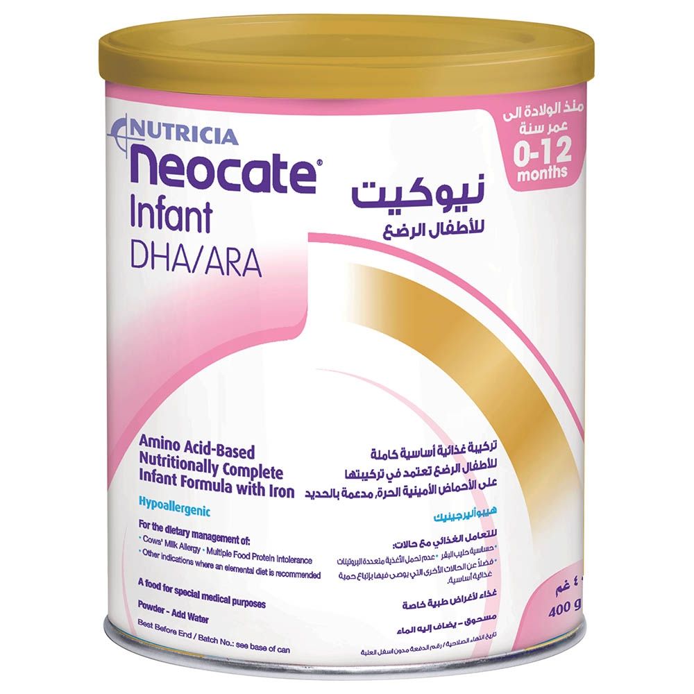 Neocate Infant DHA/ARA Formula - 400g