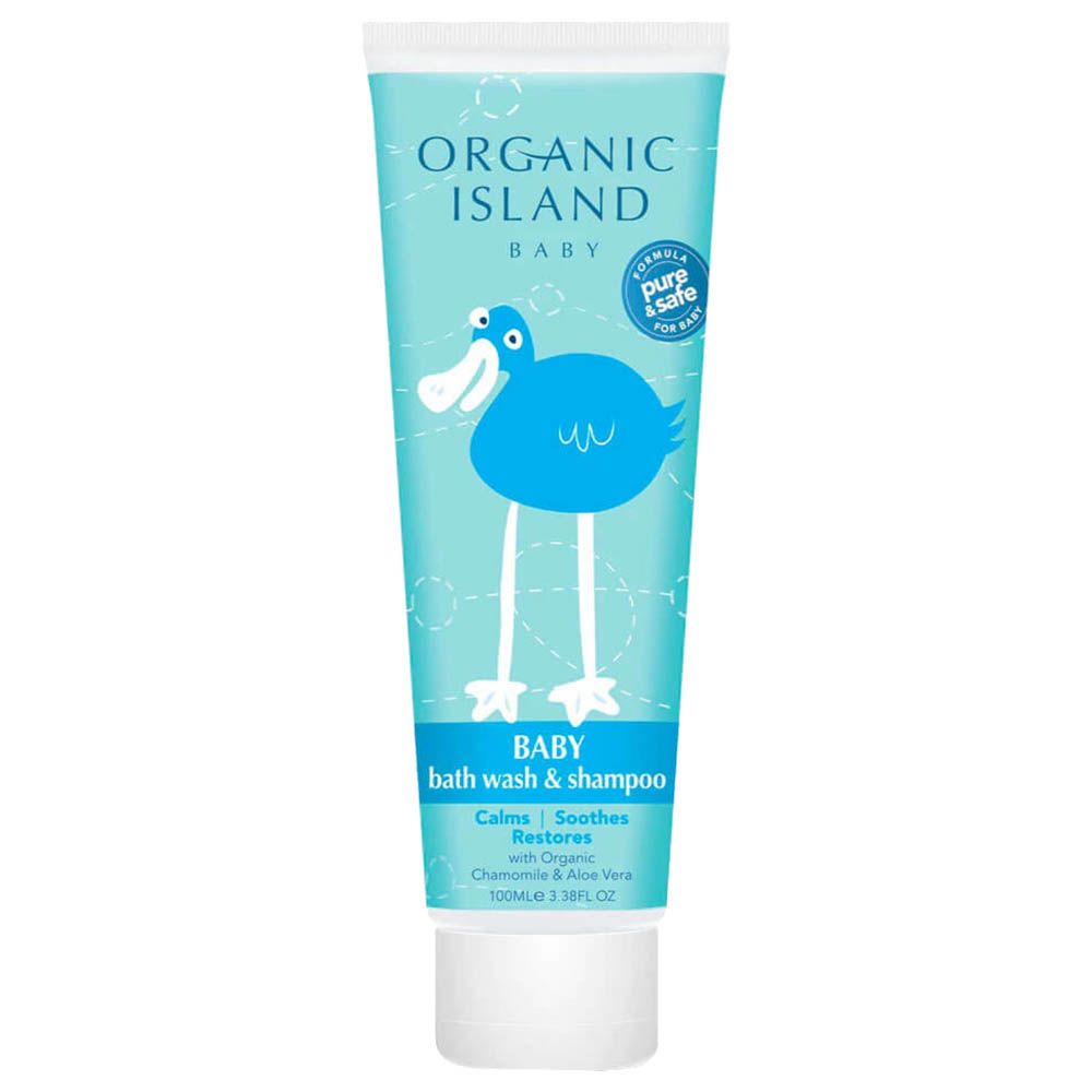 Organic Island - Baby Wash And Shampoo 100ml