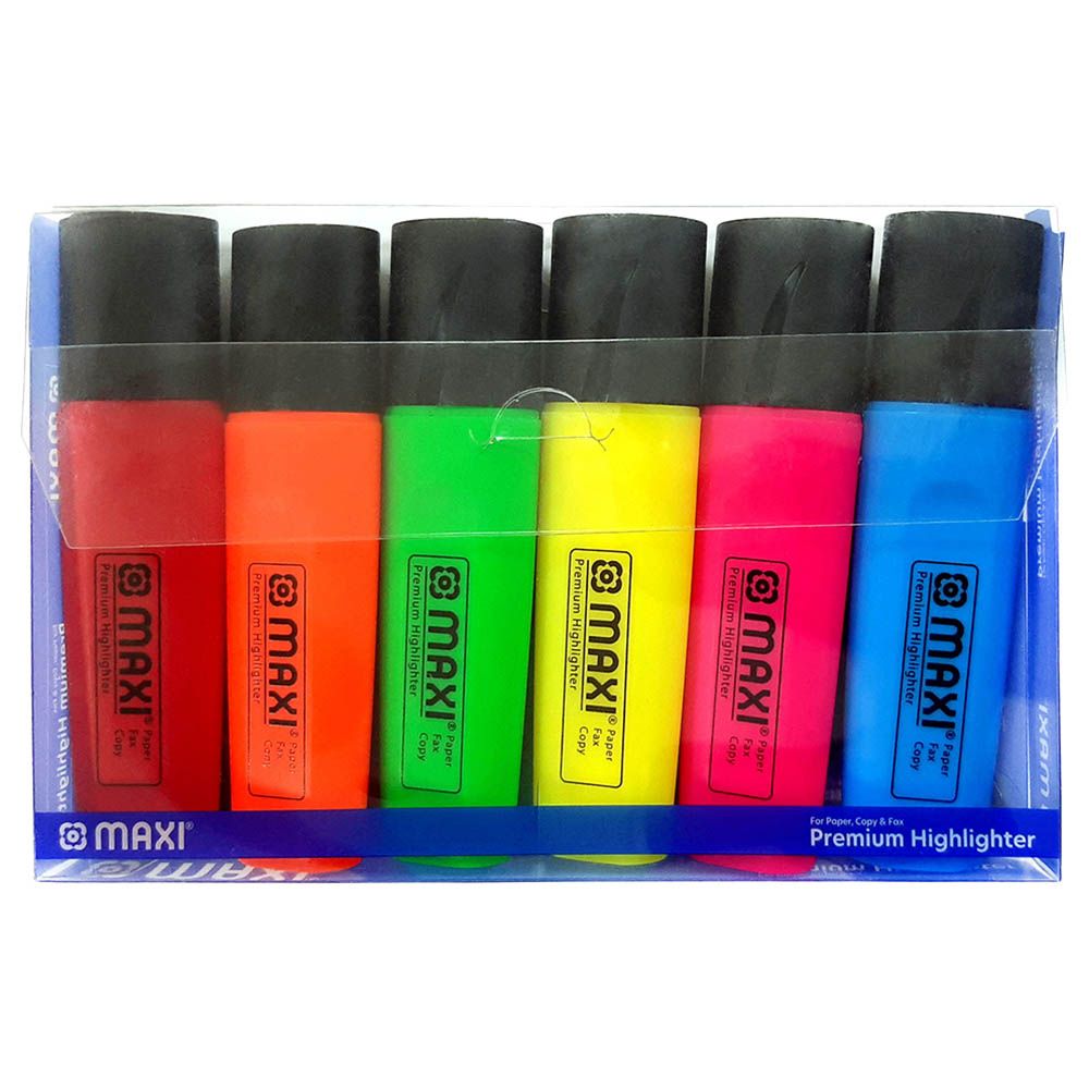 Maxi - Highlighter Set of 6