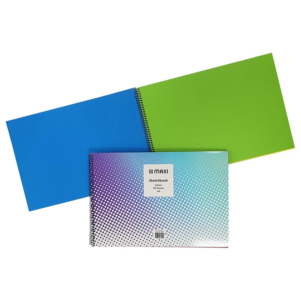 دفتر رسم 20 ورقة بحجم A4 من ماكسي