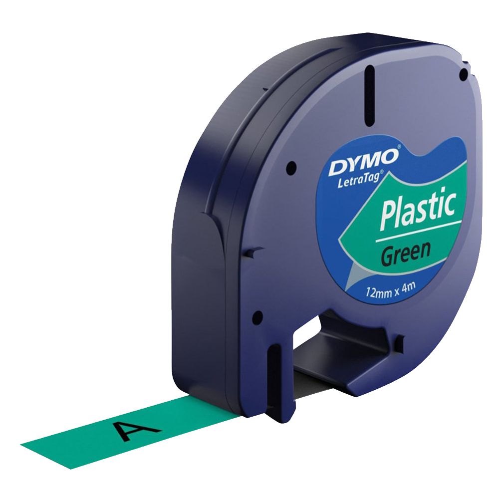 DYMO - LetraTag Plastic Label Tape 12mm - Green