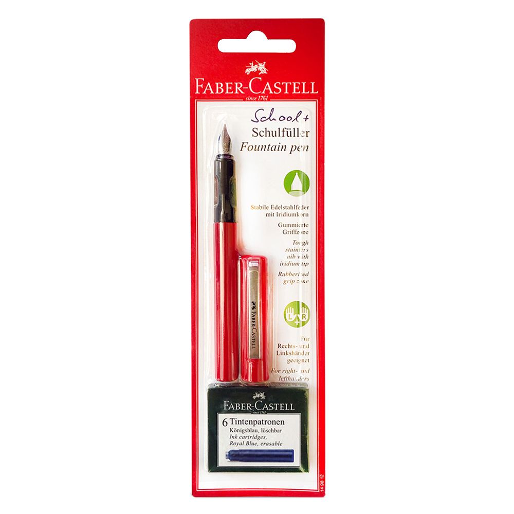 Faber-Castell - School Fountain Pen - Red