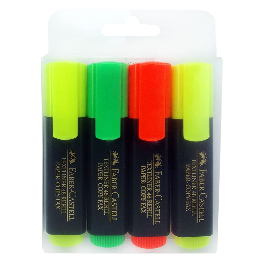 Faber-Castell - Classic Highlighter Set of 4pc