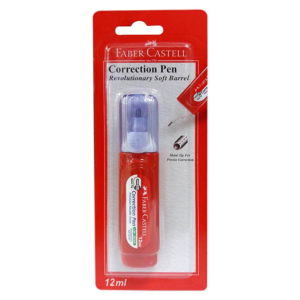 Faber-Castell - Metal Tip Correction Pen 12ml