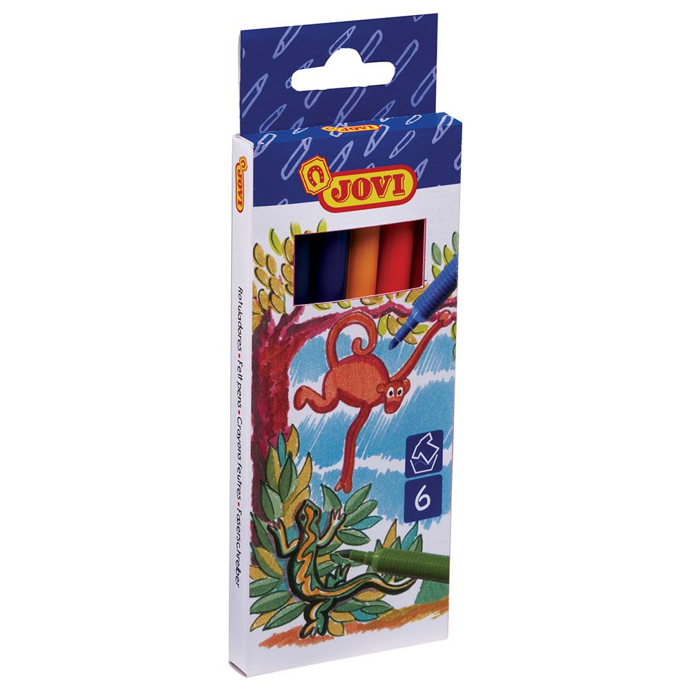 Jovi - Metallic Marker Pack of 6 Assorted Colors