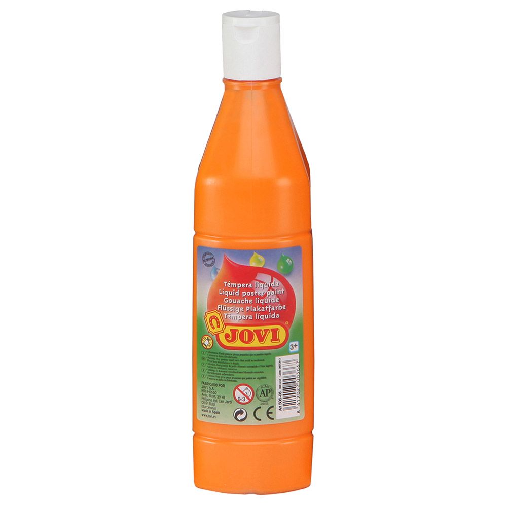 Jovi - Liquid Poster Paint Bottle 500ml - Orange