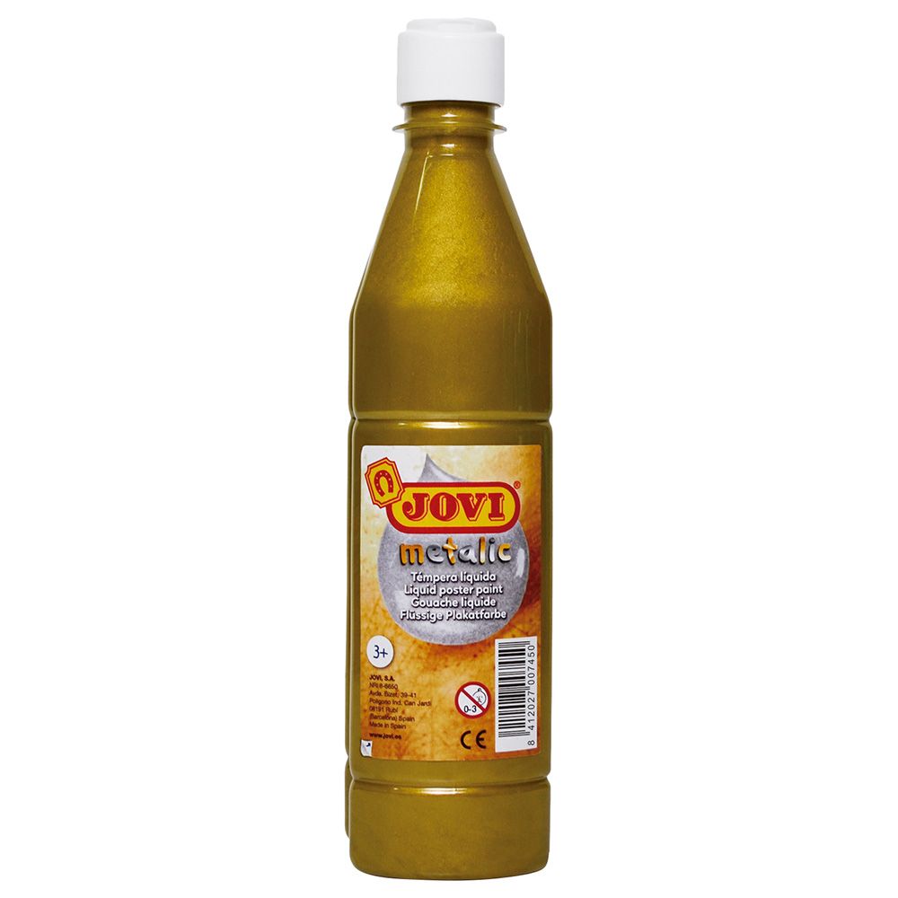 Jovi - Liquid Poster Paint Bottle 500ml - Gold