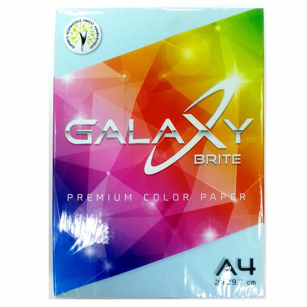 Galaxy - Blue Colour Copy Paper A4 80Gsm - 500 Sheets