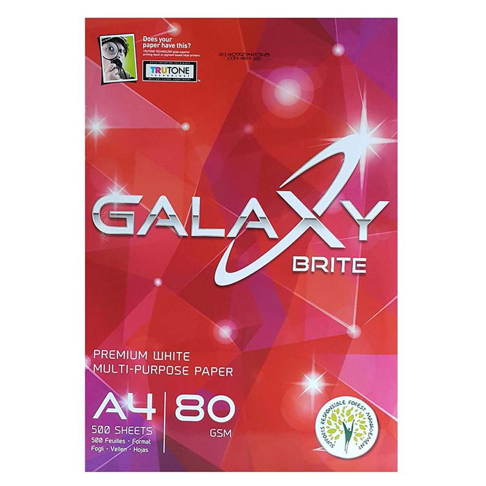 Galaxy - Copy Paper A4 80Gsm - 500 Sheets