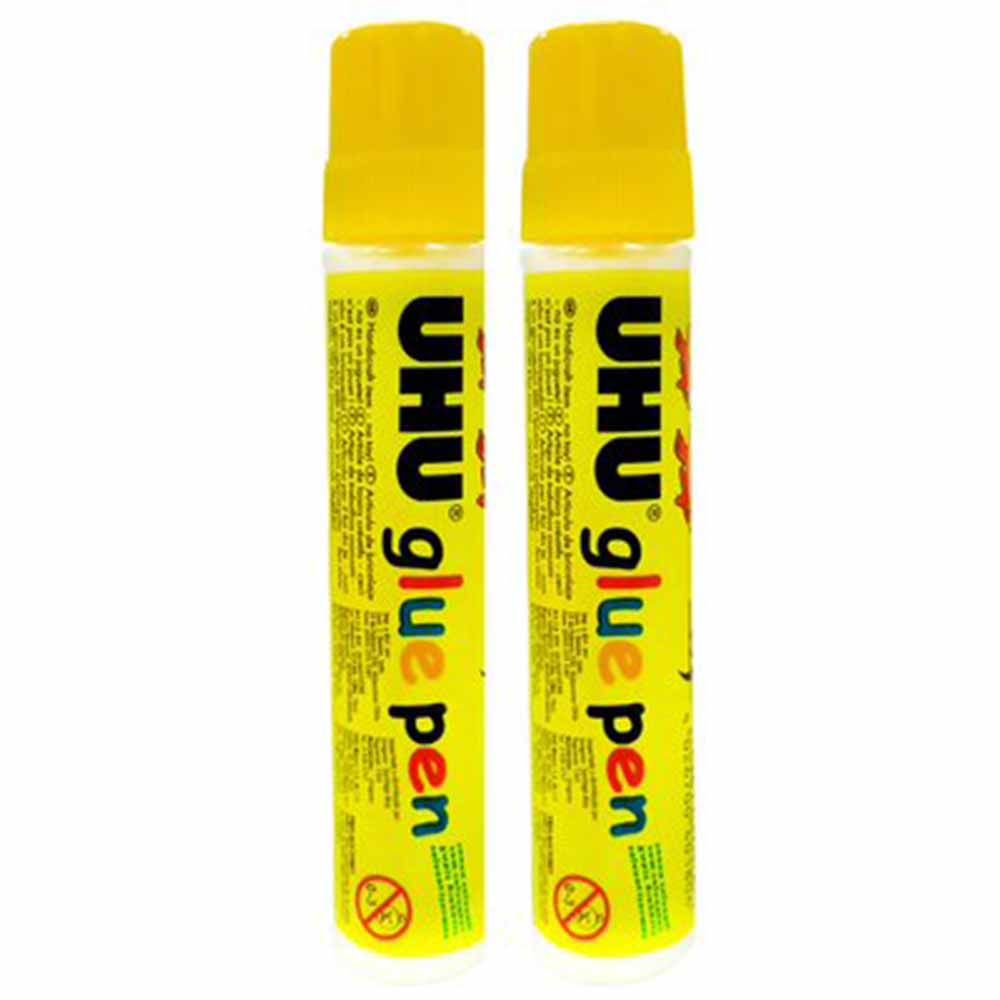 UHU - Pack of 2 Solvent Free Glue Pen 50ml