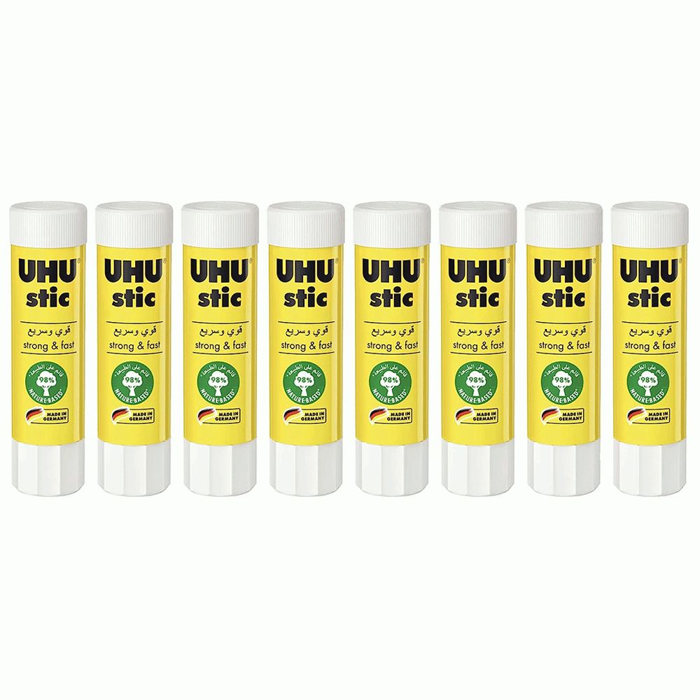 UHU - Glue Stick Solvent Free - Set of 8