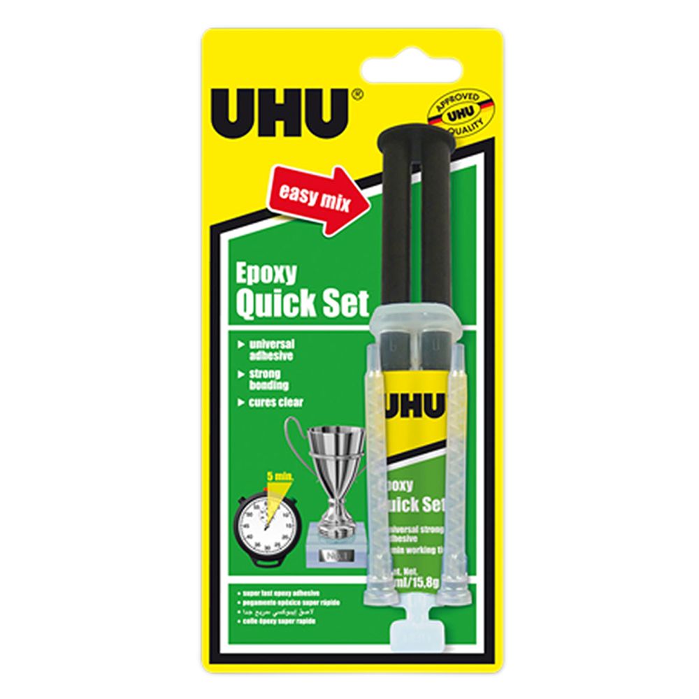 UHU - Syringe Epoxy Quick Set 14ml