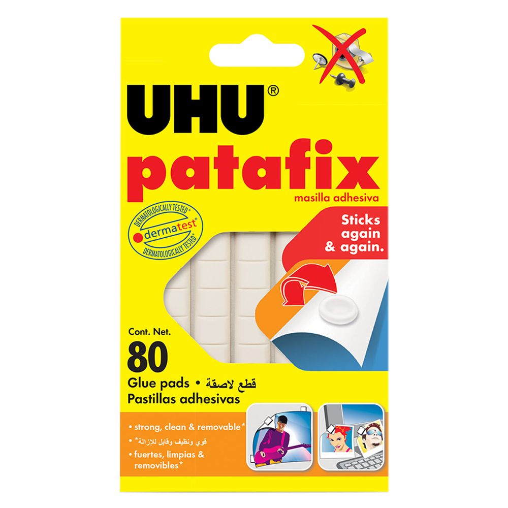 UHU - Patafix Glue Pads 80pcs - White