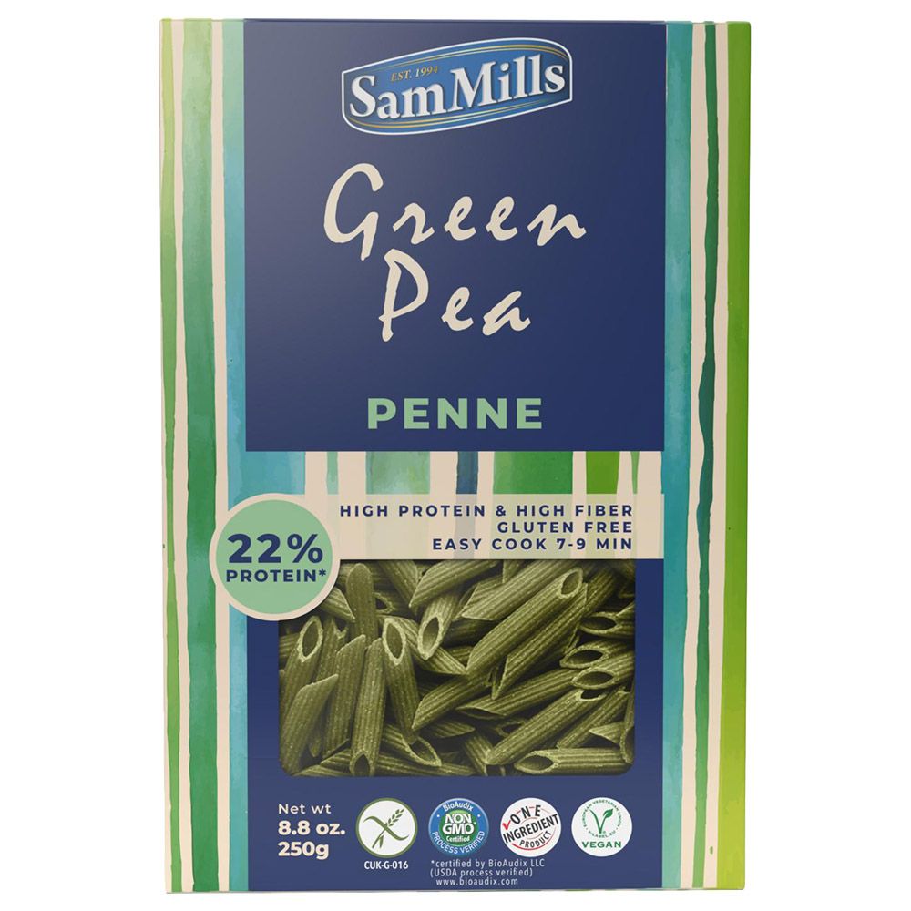 SamMills - High Protein Greenpea Penne 250g