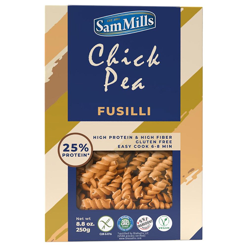 SamMills - High Protein Chickpea Fusilli 250g