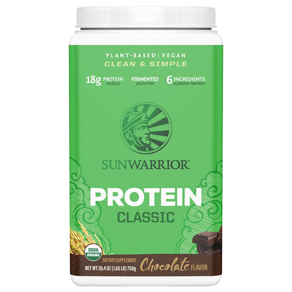 Sunwarrior - Classic Plus Fit & Lean Organic Protein Powder - Chocolate - 750G