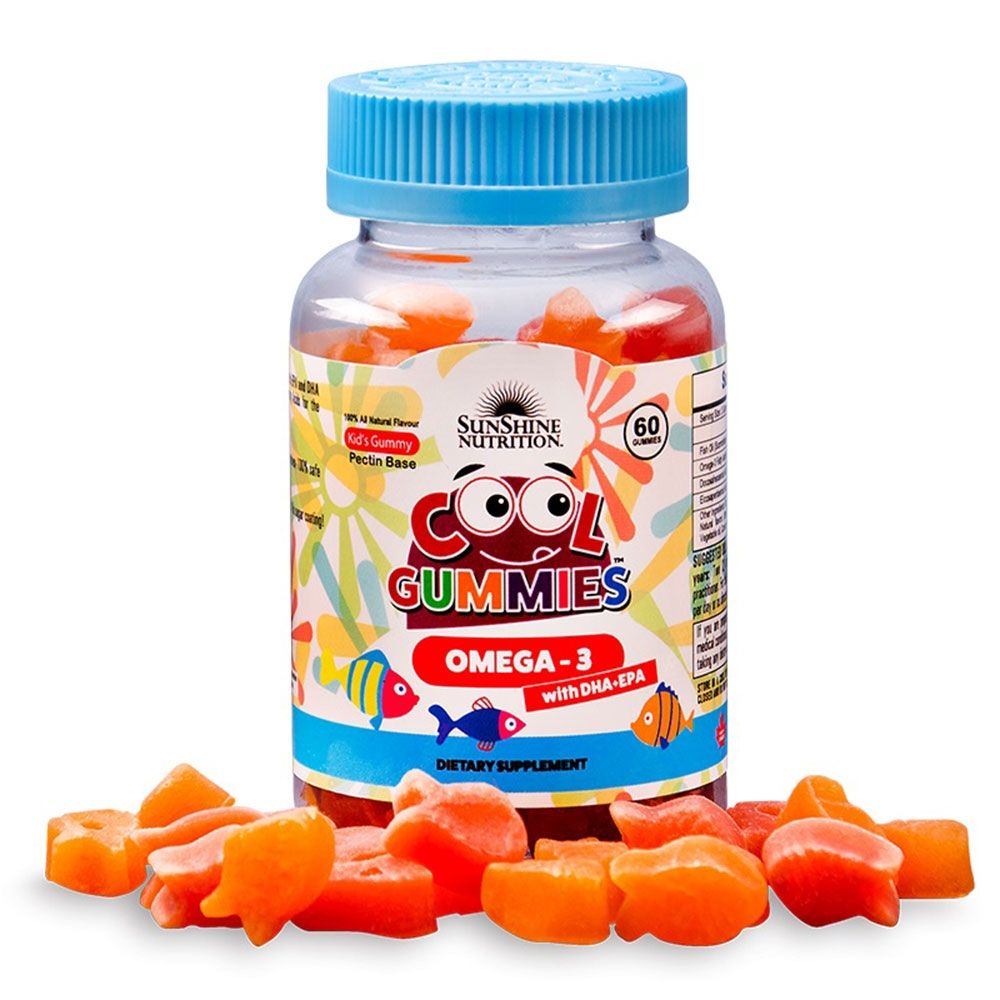 Sunshine Nutrition Cool Gummies Omega3 With Dha/Epa