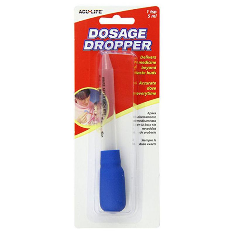 Acu Life - Medicine Dropper 1 Tsp - Assorted Color