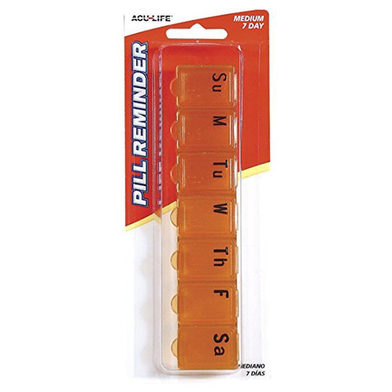 Acu Life - Medium 7 Day Pill Box (Assorted Color)