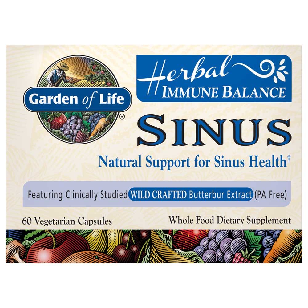 Garden of Life - Herbal Immune Balance Sinus 60 Capsules