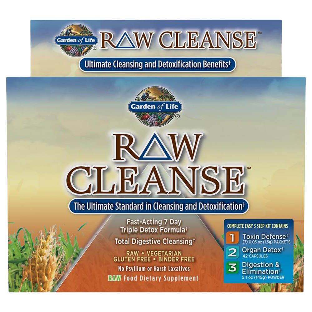 Garden of Life - RAW Cleanse Triple Detox Formula 1 Kit