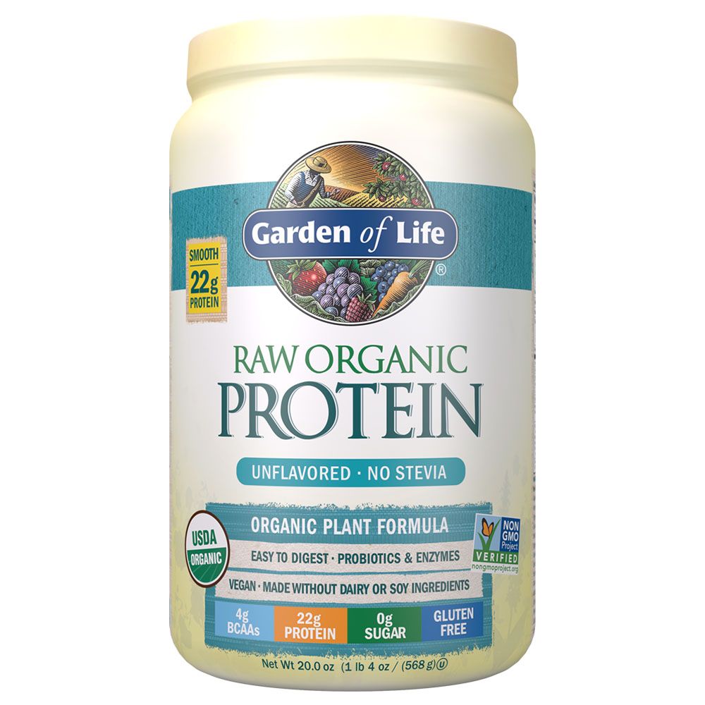 Garden of Life - Raw Organic Protein Powder Unflavored 560g