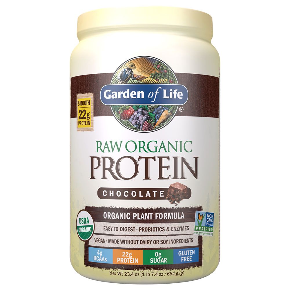 Garden of Life - Raw Organic Chocolate Protein Powder 660g