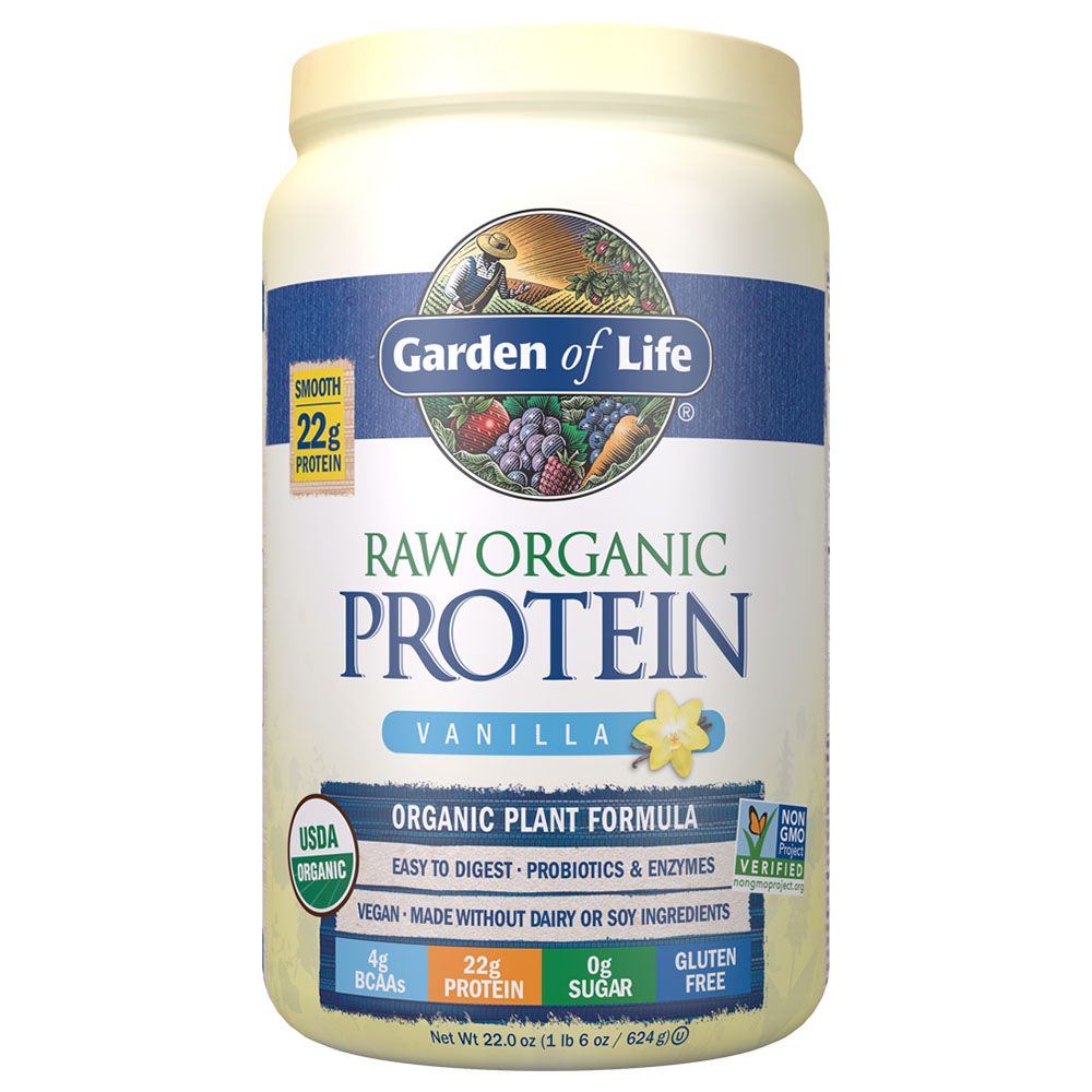 Garden of Life - Raw Organic Protein Powder Vanilla - 620 g