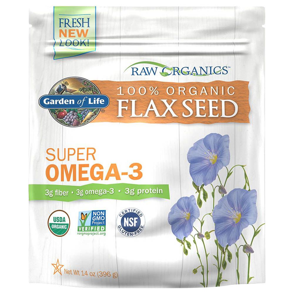 Garden of Life - Raw Organics Golden Flaxseed 397g