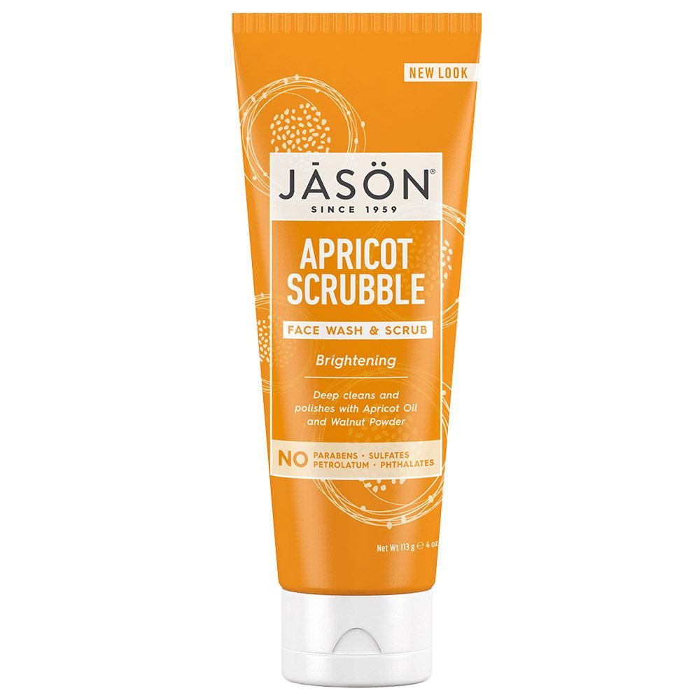 Jason - Brightening Apricot Scrubble Face Wash & Scrub 113g