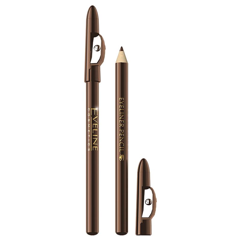 Eveline - Eyeliner Pencil Long-Wear Brown