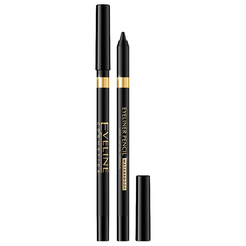 Eveline - Eyeliner Eye Pencil Black Waterproof
