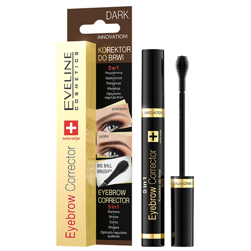 Eveline - Eyebrow Corrector Dark Brown 9ml
