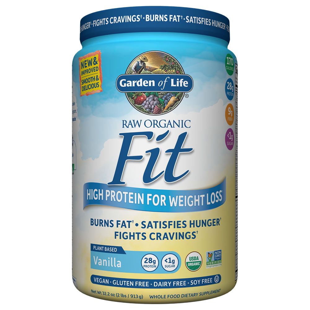 Garden of Life - Raw Organic Fit Protein Powder Vanilla 913g