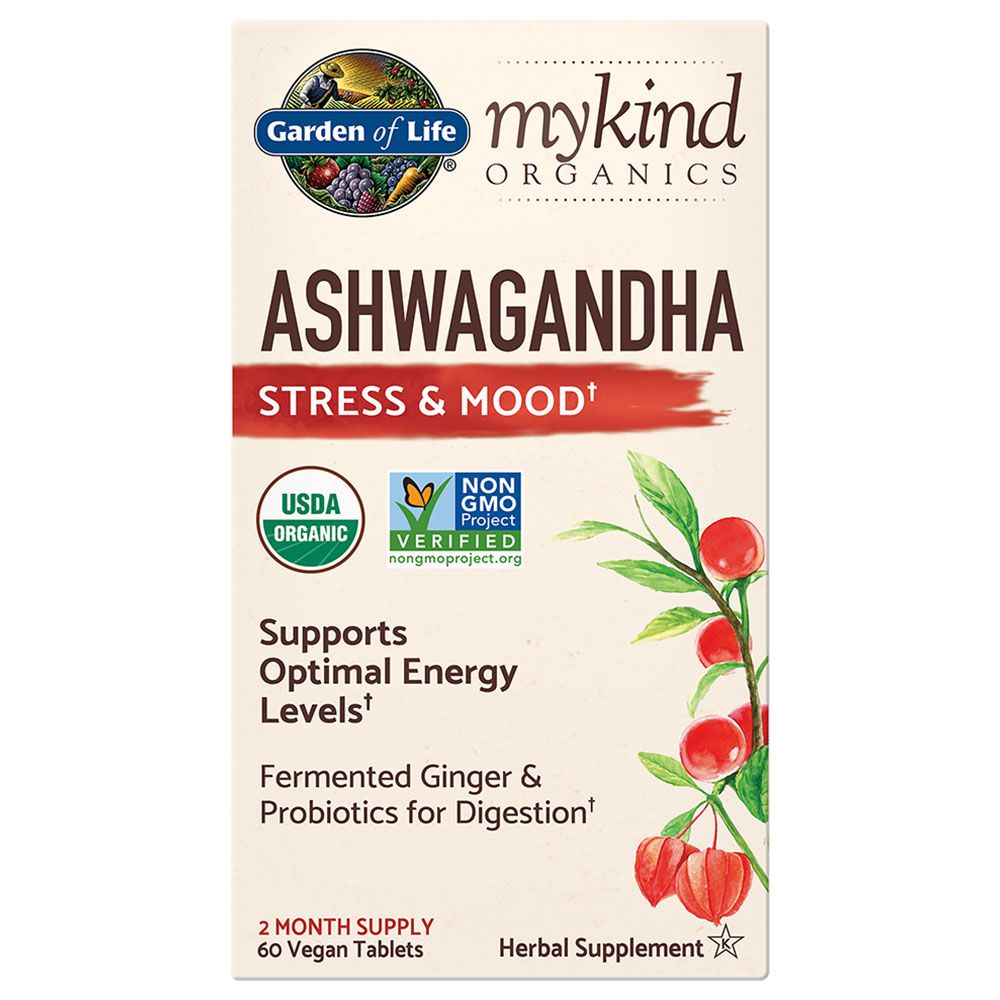 Garden of Life - mykind Organics Ashwagandha 60 Tablets