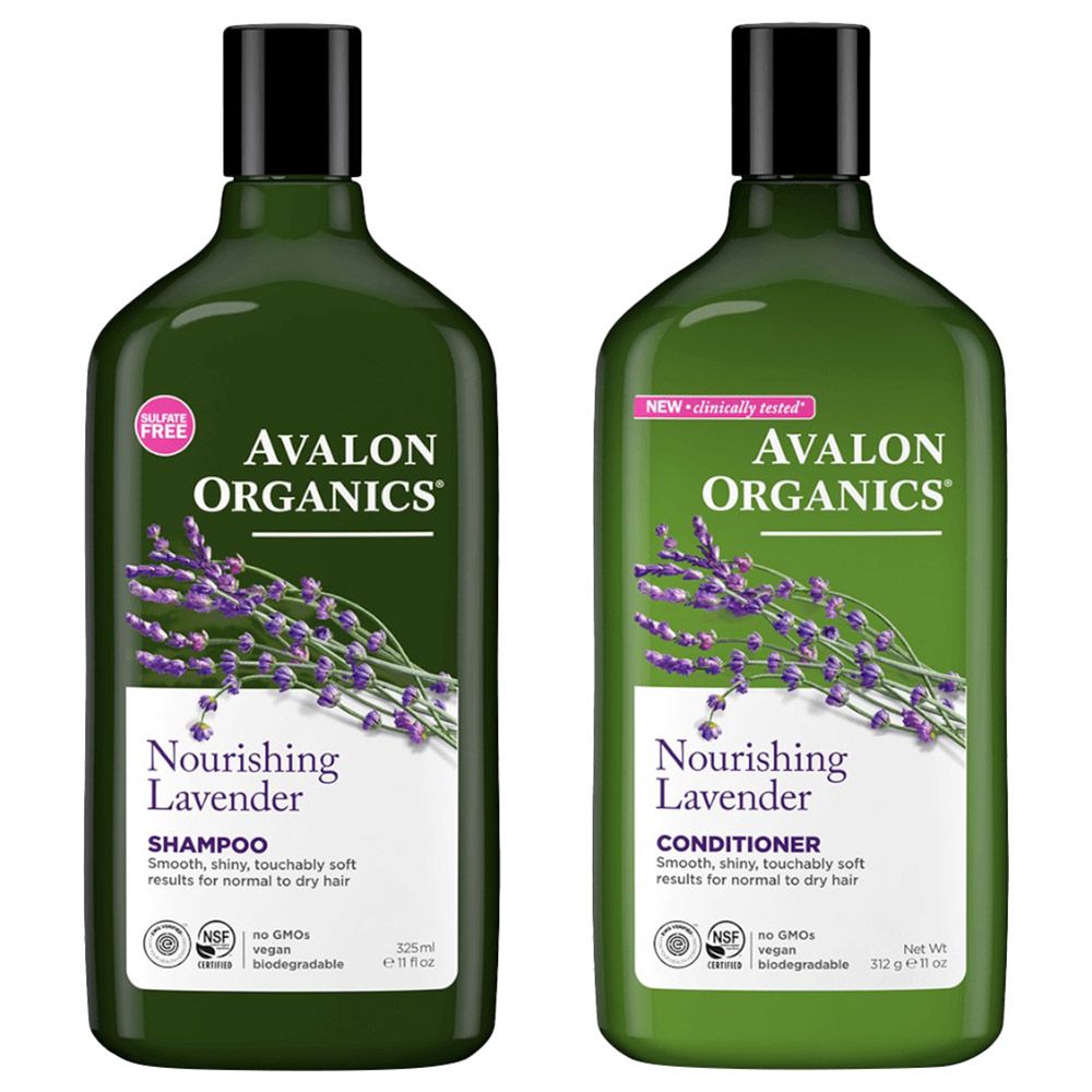 شامبو وبلسم الخزامى المغذي 11 أوقية من ماركة أفالون